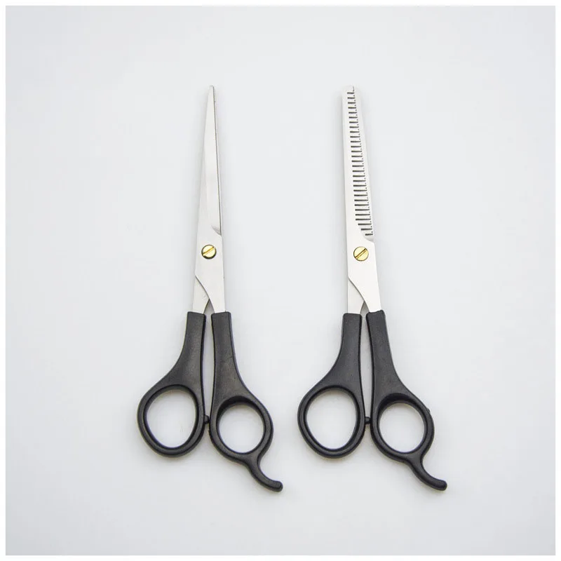 Household Flat Scissors Haircut Barber tool Hairdressing Thin Broken Hair Combination Stainless Steel Haircut Tool Set