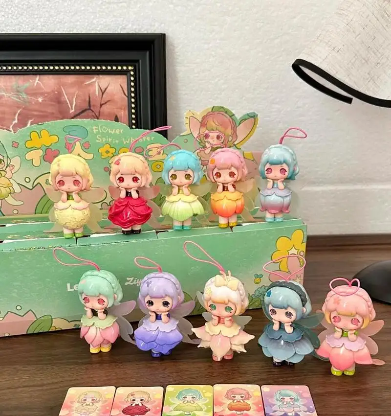 

Ziyuli Flower Spirit Whisper Series Blind Box Ziyuli Action Figure Surprise Bag Flower Fairy Anime Doll Pendants Mystery Box Toy