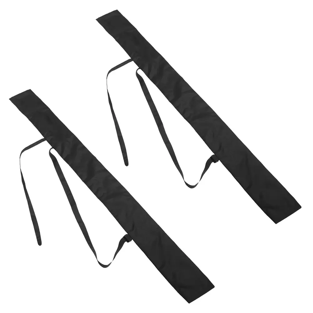 

2pcs Black 136cm Japanese Sword Bag Durable Material Cosplay Movie Long Swords Storage Case Martial Arts Tool Fitness