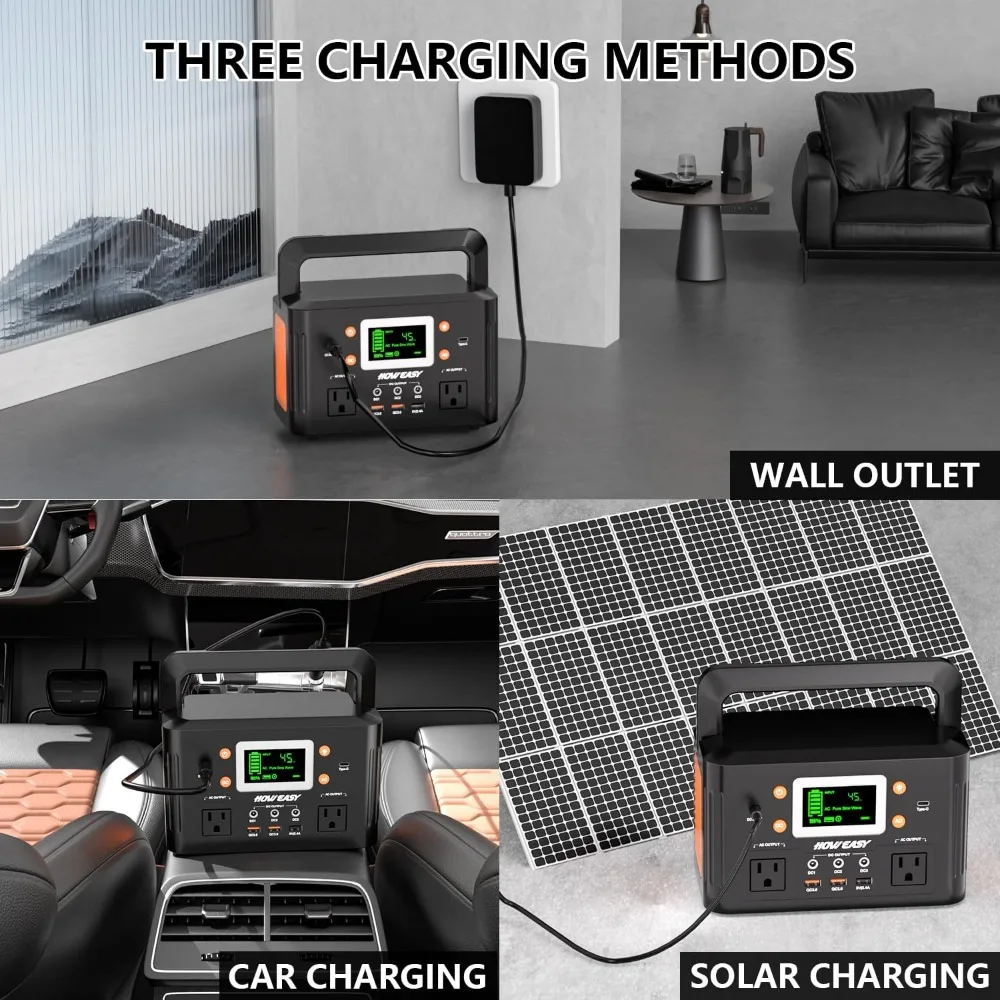 Imagem -05 - Estação de Energia Portátil 260w 178wh Gerador Solar Painel Solar Não Incluído 110v ac Power Socket Backup