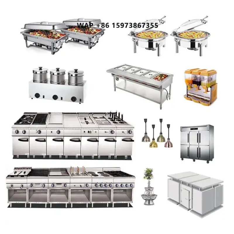 Commercial Catering Equipment Stainless Steel Gas/Electric Buffet Chafing Dishes for Hotel Restaurant Cafeteria Supplies