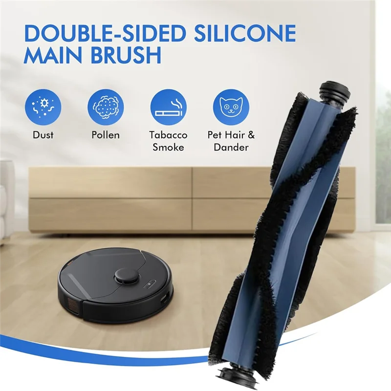 Accesorios de repuesto de rollos de cepillo A76G aptos para piezas de Robot aspirador Eufy X10 Pro Omni