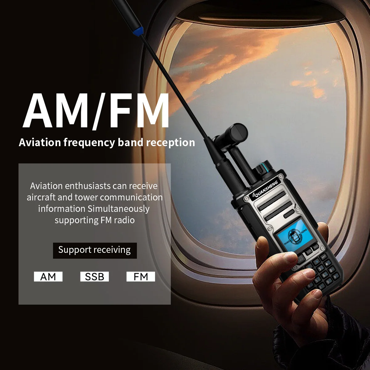 ​ Quansheng TK-11(8) Двухдиапазонная радиостанция 10 Вт VHF/UHF 999CH CTCSS/DCS IP55 2500 мАч Тип-C NOAA Погодная сигнализация CE