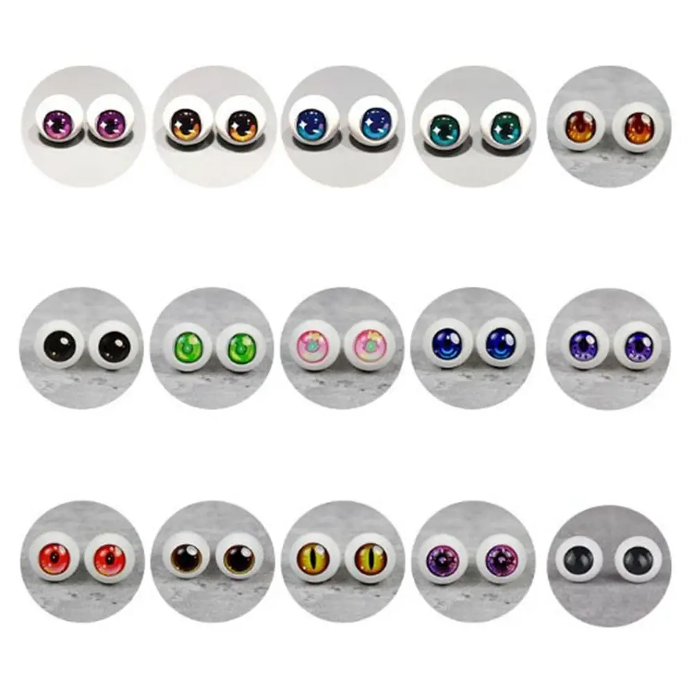 High Quality 11mm YMY Eyeball DIY 8 Styles Doll Dropper Eyes Safety Animal Toys BJD Doll