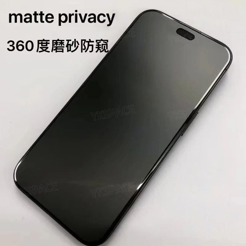 Matt 360 ° 4-Wege-Sichtschutz-Schutzglas für iPhone 18 17 Air 16 15 14 Plus 13 12 11 Pro XS MAX Mattierter Anti-Spy-Displayschutz – Detail 20