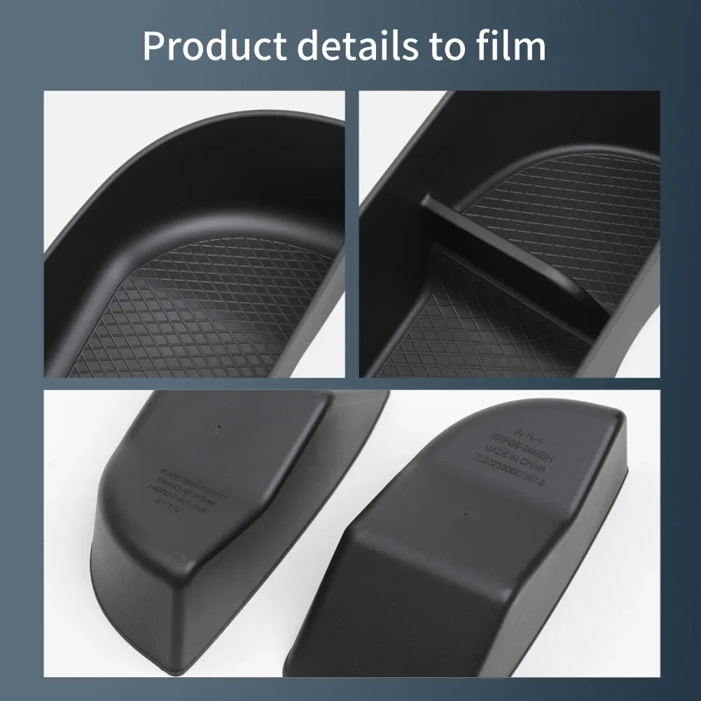 Door Side Storage Box TPE Front Rear Door Handle Organizer Tidying Car Accessories For Xpeng G9 2024 2025 2026