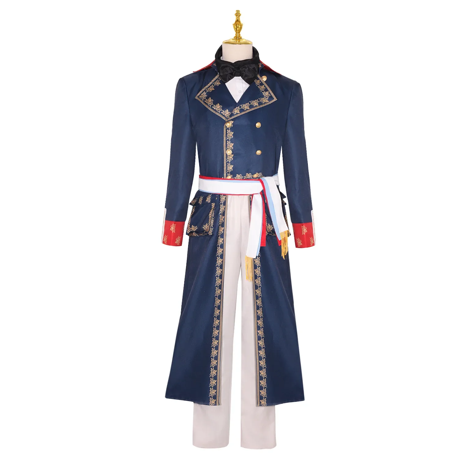 

Movie Napoleon Cosplay Costume Top and Pants Medieval Court Vintage Suit Halloween Masquerade Carnival Party Outfits for Women