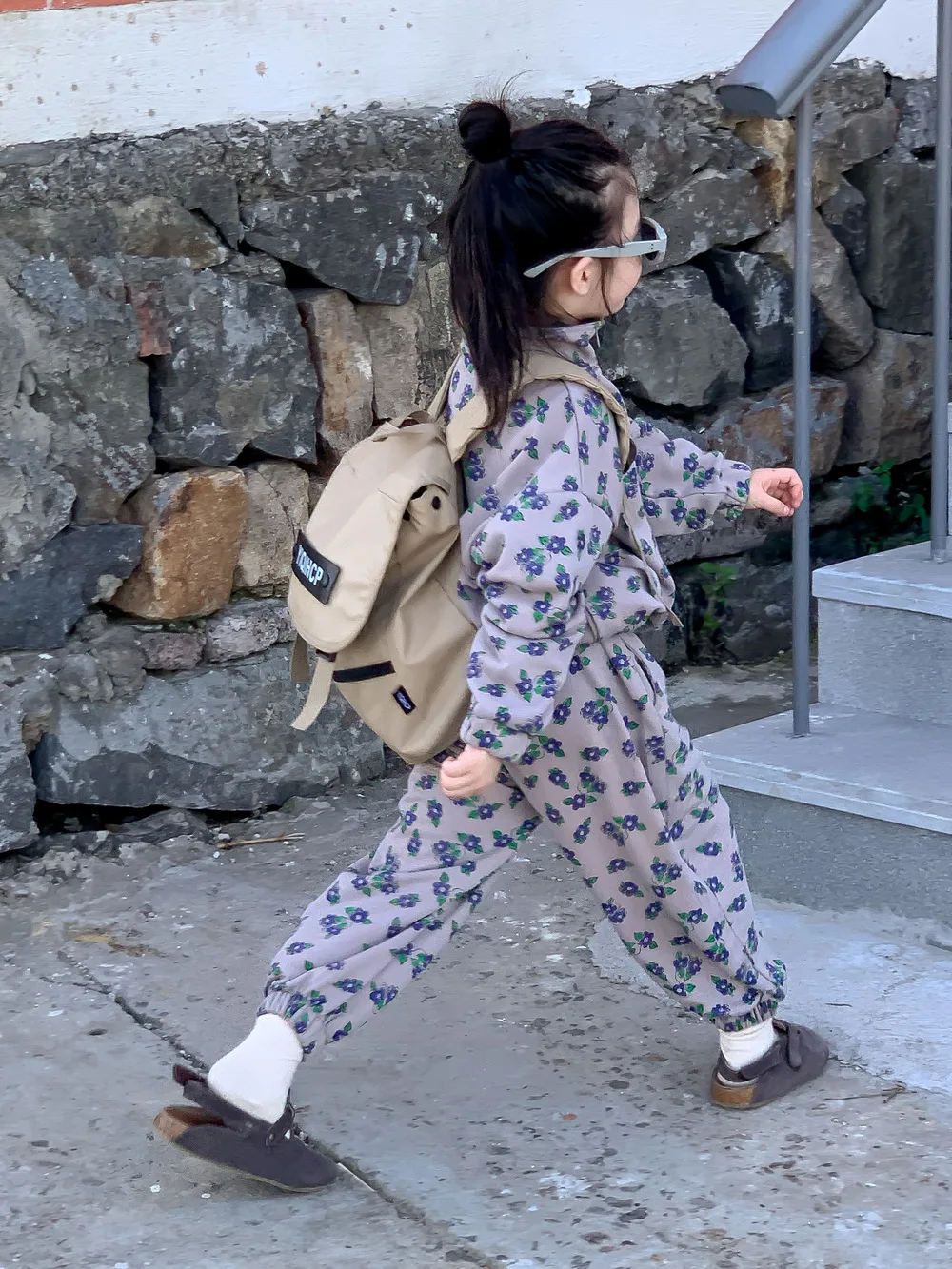 2025 Herfst Nieuwe Kinderen Lange Mouw Kleding Set Jongens Meisjes Bloemenprint Vest Jas + Broek 2 Stuks Pak Kids casual Outfits