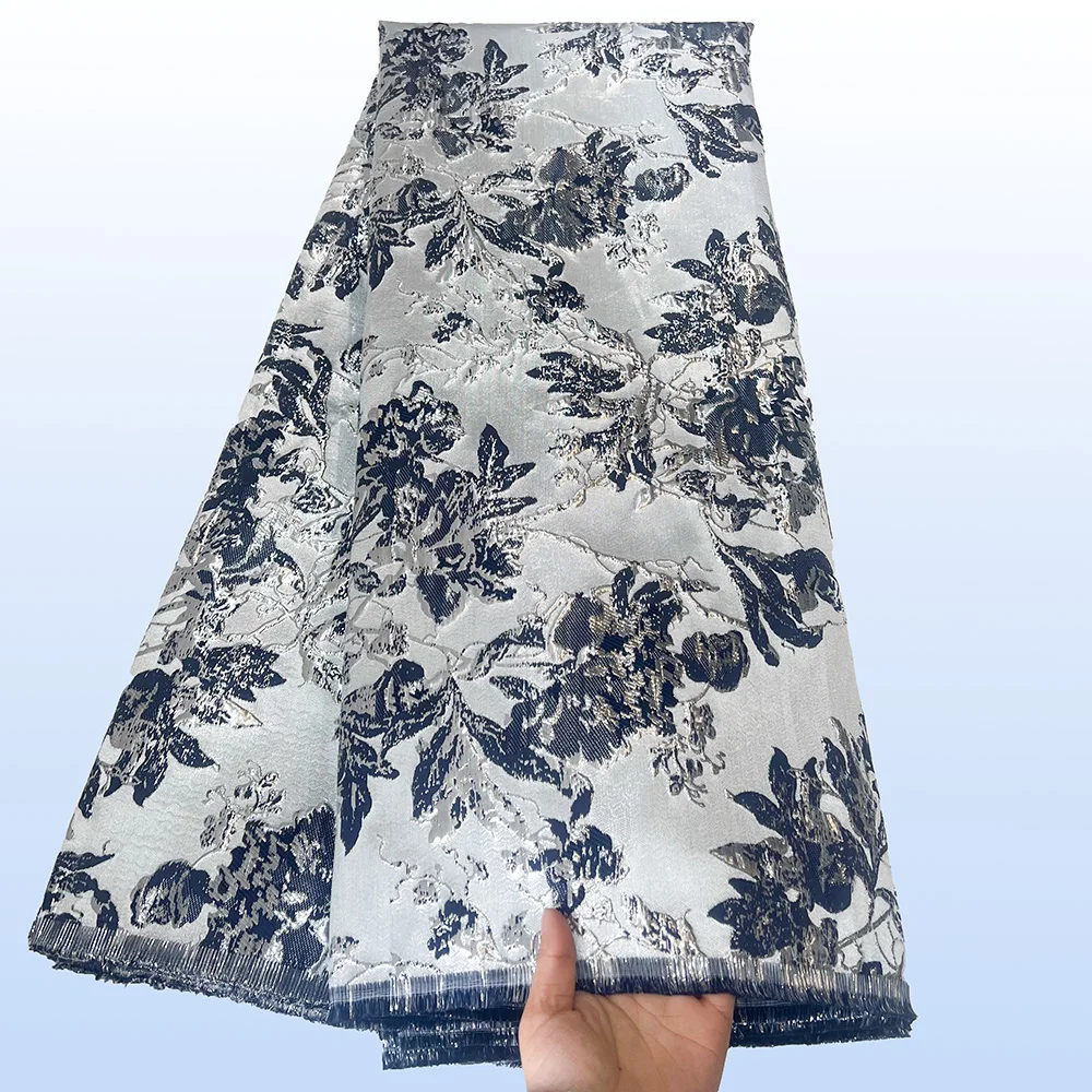 brocade-jacquard-lace-fabrics-5yards-2025-high-quality-french-gilded-lace-for-women-wedding-party-dresses