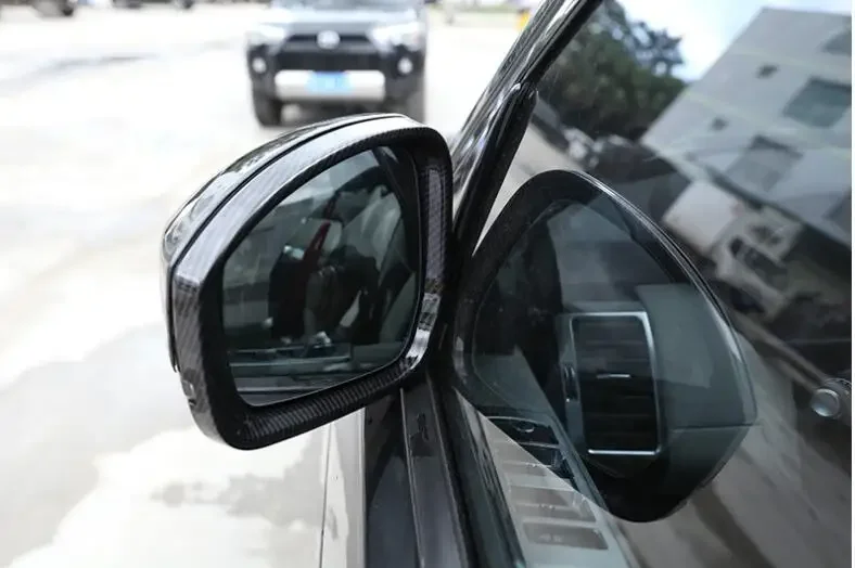 For Range Rover Sport RR Vogue 2014-2019 LR5 L462 Carbon Fiber Style ABS Rearview Mirror Frame Trim