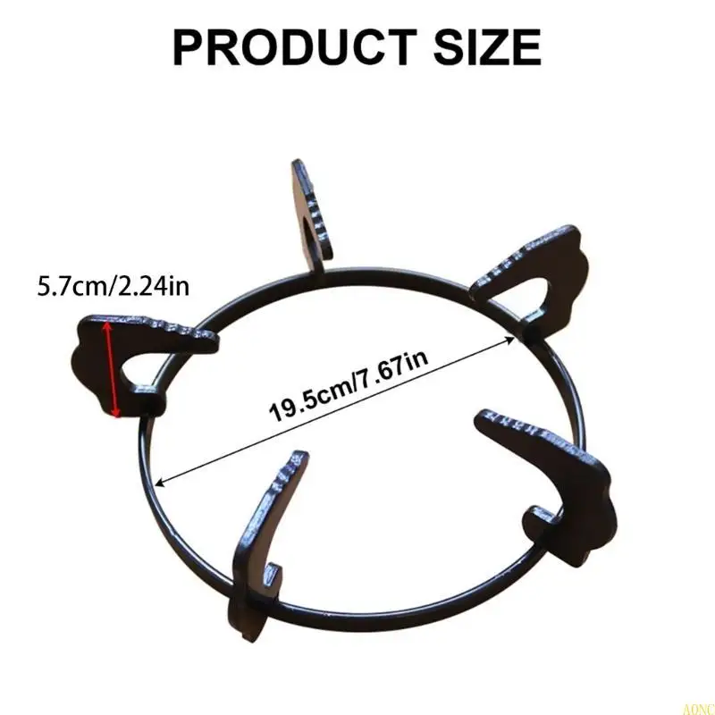 A0NC Cooking Accessy Accessy Accessy Accessessy Wok кольца Железная текстура, подходящая для кухонных плитов