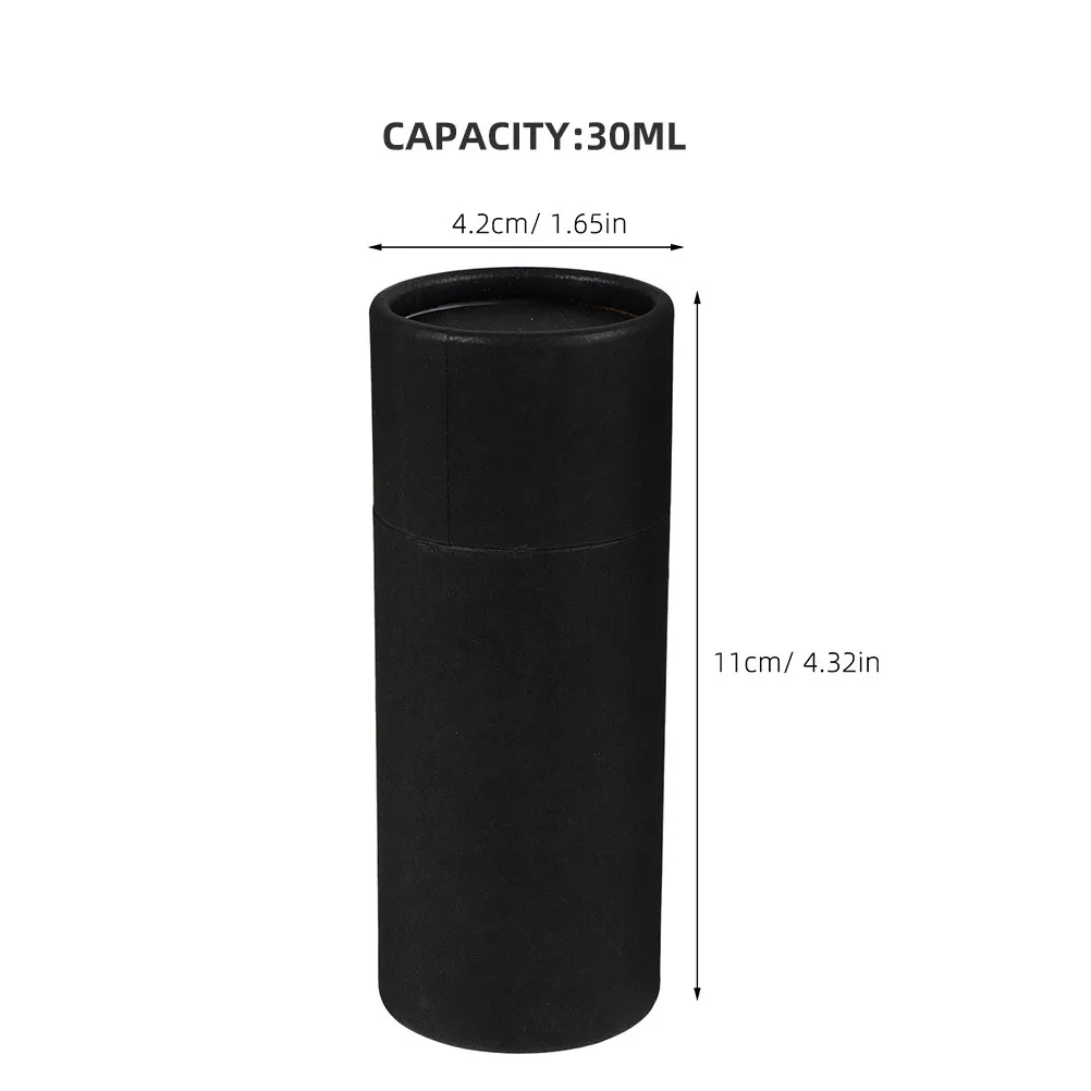 12Pcs Kraft Paper Organizer Storage Box Essential Oil Bottle Holder Cylinder Cardboard Tube Packaging Tubes Moving Packing Boxes