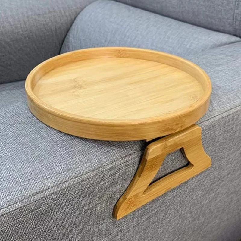 Sofa Tray Table Wooden Trays Coffee Tray - Practical TV Snack Coffee Snacks Remote Control Home Organizer Decorative CTP004
