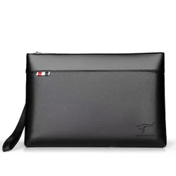Clutch Bag Large Capacity Men Handbag For Phone Designer Leather 2022 Luxury Famous Brand Pouch For Boy Men Wallet
