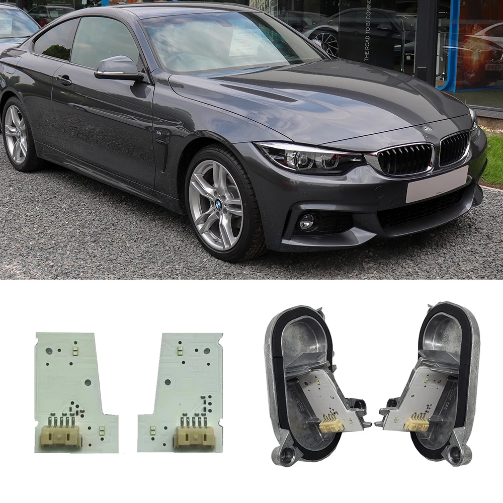 LED Headlight Daytime Running Light Chips 7493227 For 2018-2020 BMW F32 F33 F36 M4 M3 F83 F36 White daylight DRL Modules 7493228