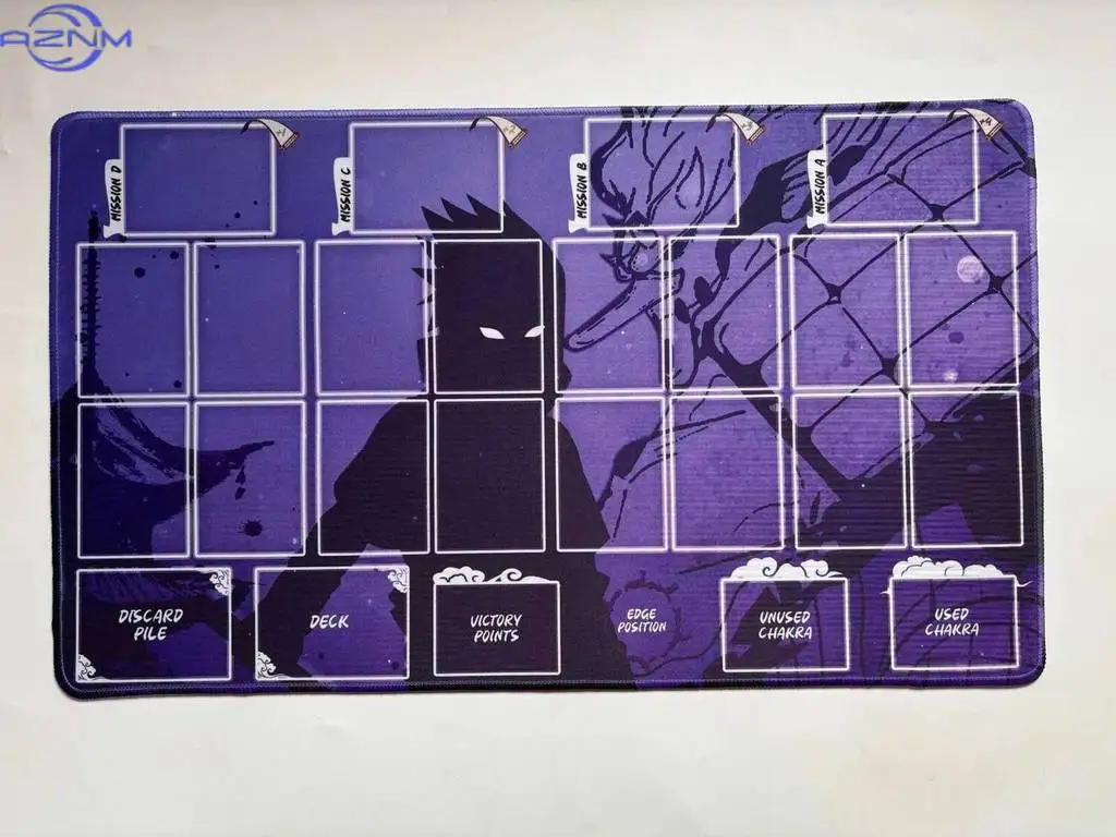 Playmat - Team Naruto Mythos TCG  Magic Card Battle Mat Stitched Edge Mousepad