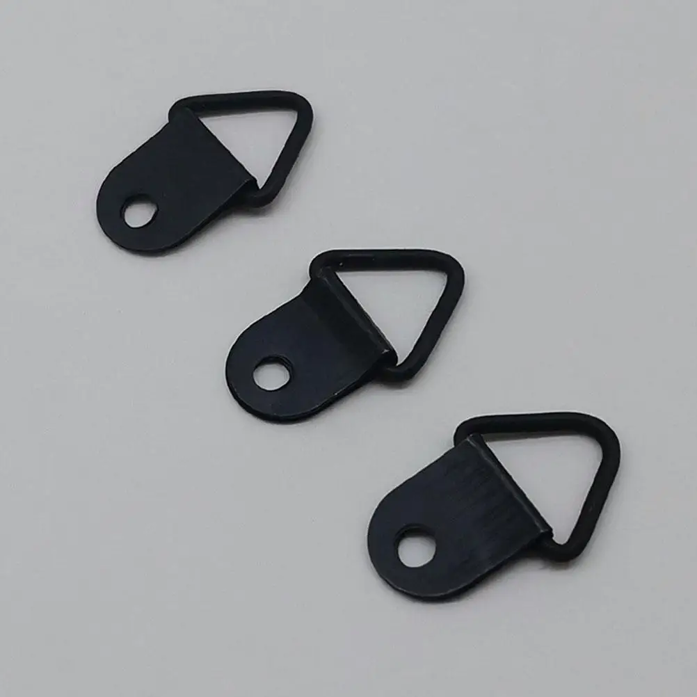 100 ชิ้นตะขอสามเหลี่ยมกรอบรูปแขวน Heavy Duty แขวนผนังฮาร์ดแวร์สําหรับกรอบแขวนรูปภาพภาพวาด