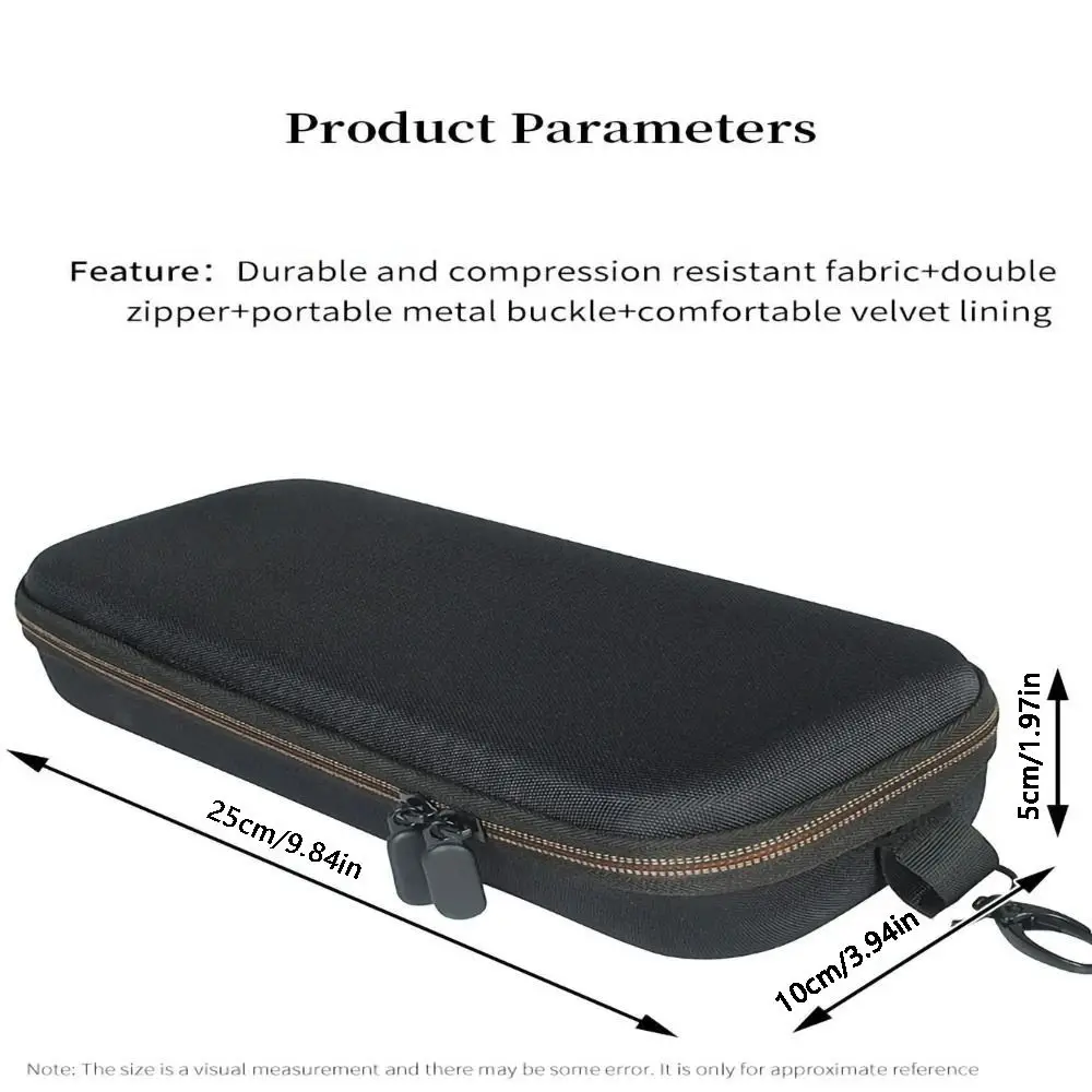 

Portable Wireless Mic Storage Bag Universal Zipper Speaker Microphone Box Carrying Pouch Hard Cover Microphone Case Studio