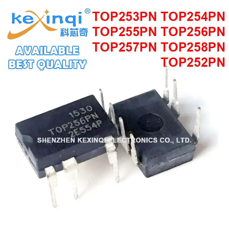 5PCS Best Quality TOP253PN TOP254PN TOP255PN TOP256PN TOP257PN TOP258PN DIP-7 Chipset LCD Power Supply Chip