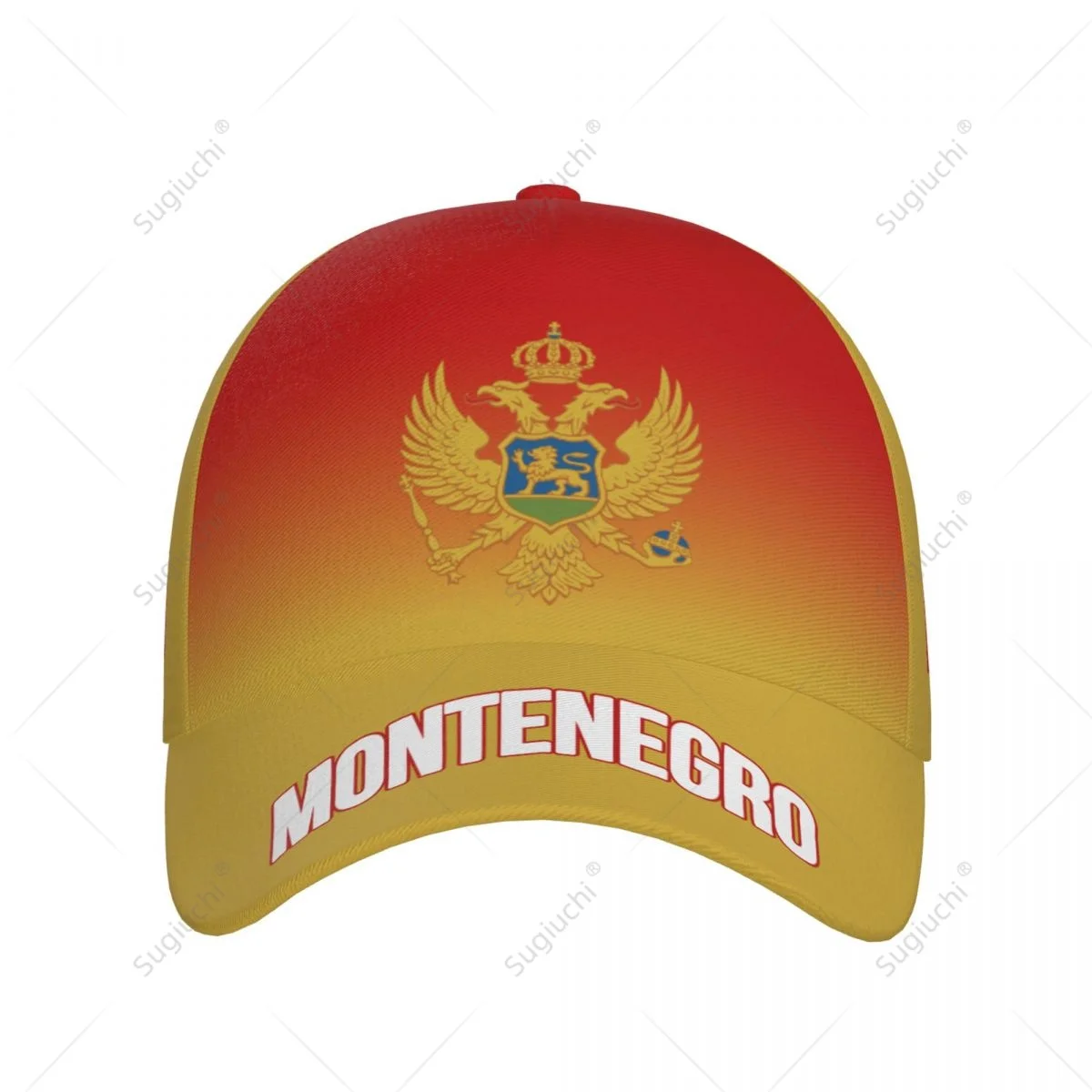 Unisex Baseball Cap Hat Montenegro Flag Gradient Color 3D Printing for Tennis Outdoor Bike Bicycle Golf Baseball Sports Fans