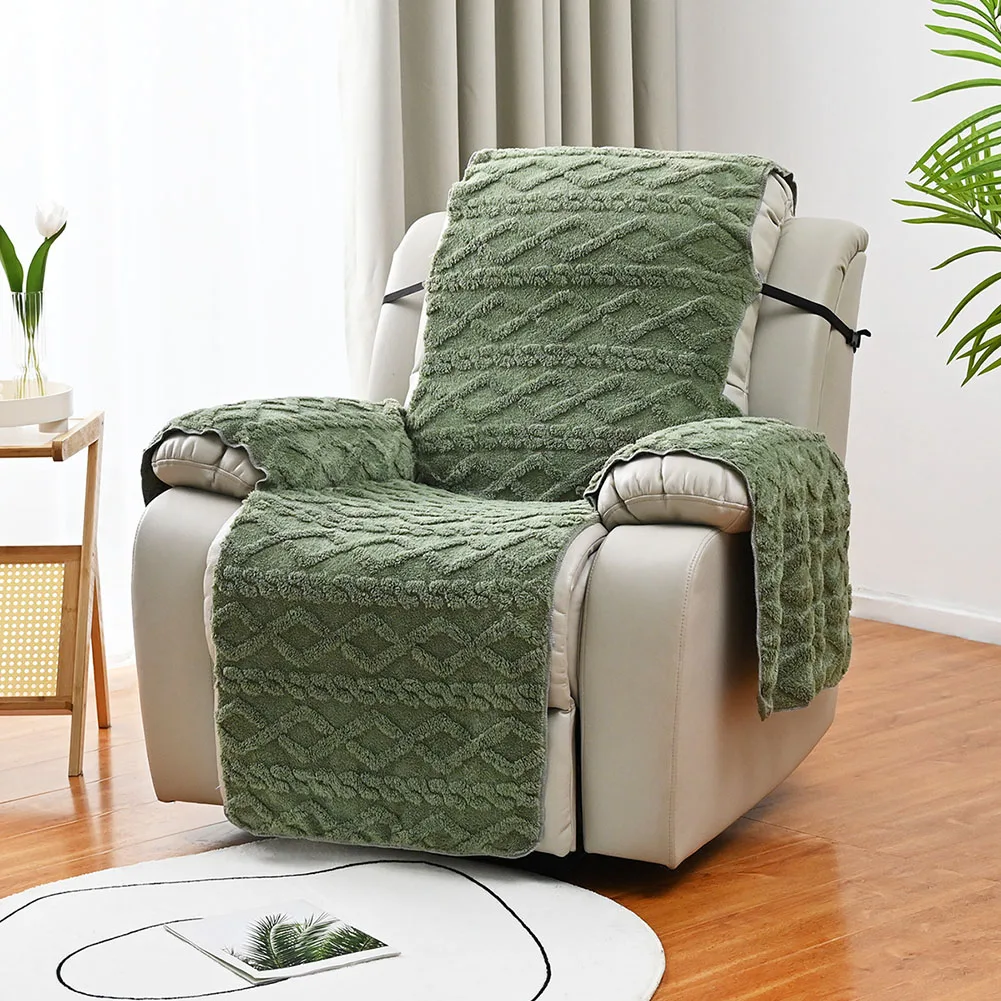 Sofa Cover/Slipcover Recliner Cover Massage Chair Thick Double-sided Jacquard Plus Velvet Sofa Cover