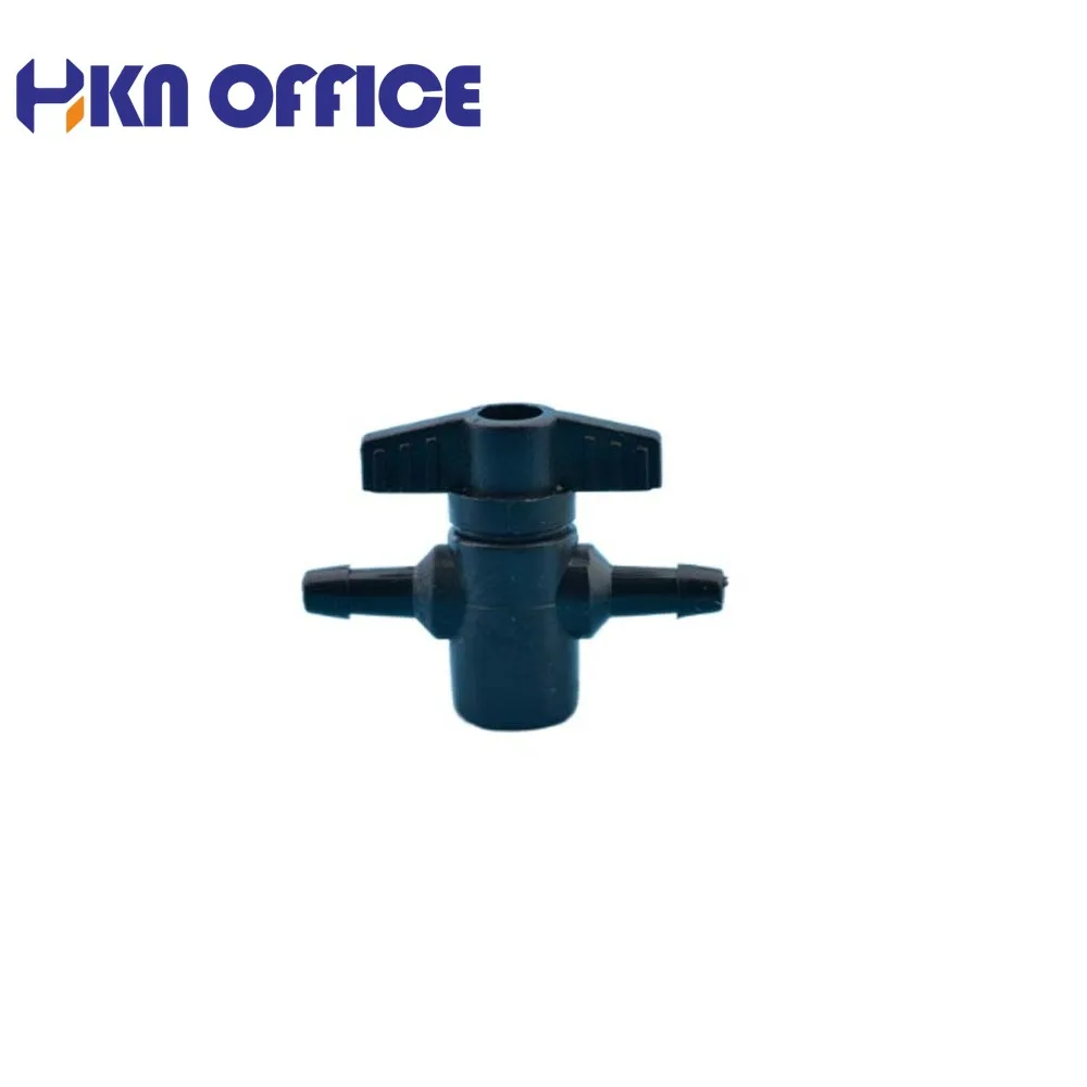 8PCS Plastic 2 way ink valve two ways for Solvent UV printer Flora Xuli Roland aifa ink tube switch CISS system manual valve