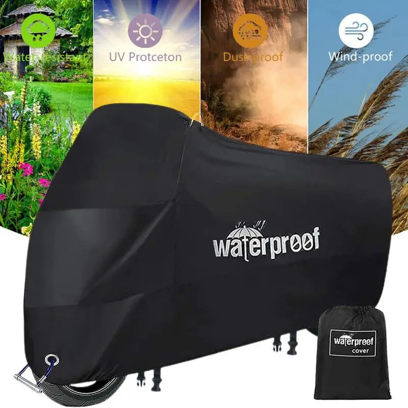 Waterproof UV Sun Protection Motorcycle Cover Made Of Polyester Taffeta Oxford Fabric Universal Electric Scooter Scooter