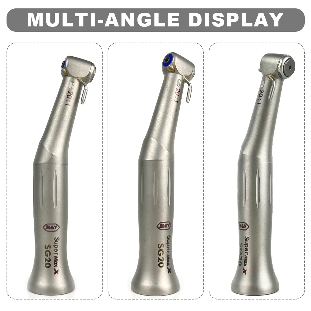 Dental SG20 Against Implant Angle 20:1 Low Speed Contra Angle dentist implant surgical handpiece air turbine dentistry tools