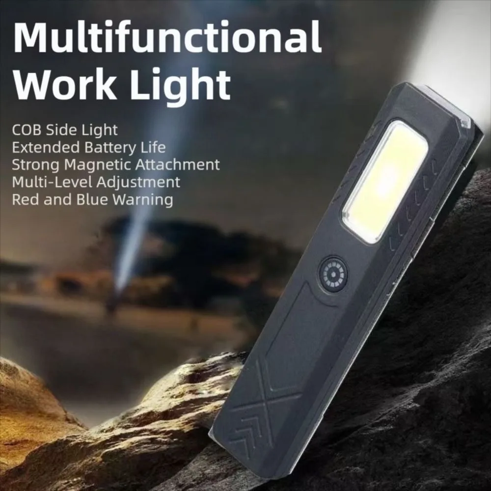 

Новый высококачественный перезаряжаемый светодиодный брелок-фонарик с зажимом на спине и магнитом, фонарик EDC, многофункциональный ультратонкий