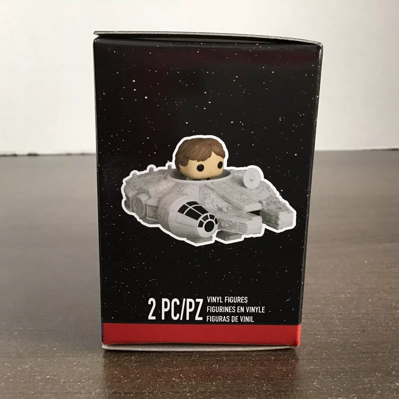 스타워즈 펀코 피규어 팝 라이드 한 솔로와 밀레니엄 팔콘 피규어 장난감 소장용 한정판 미니 입상