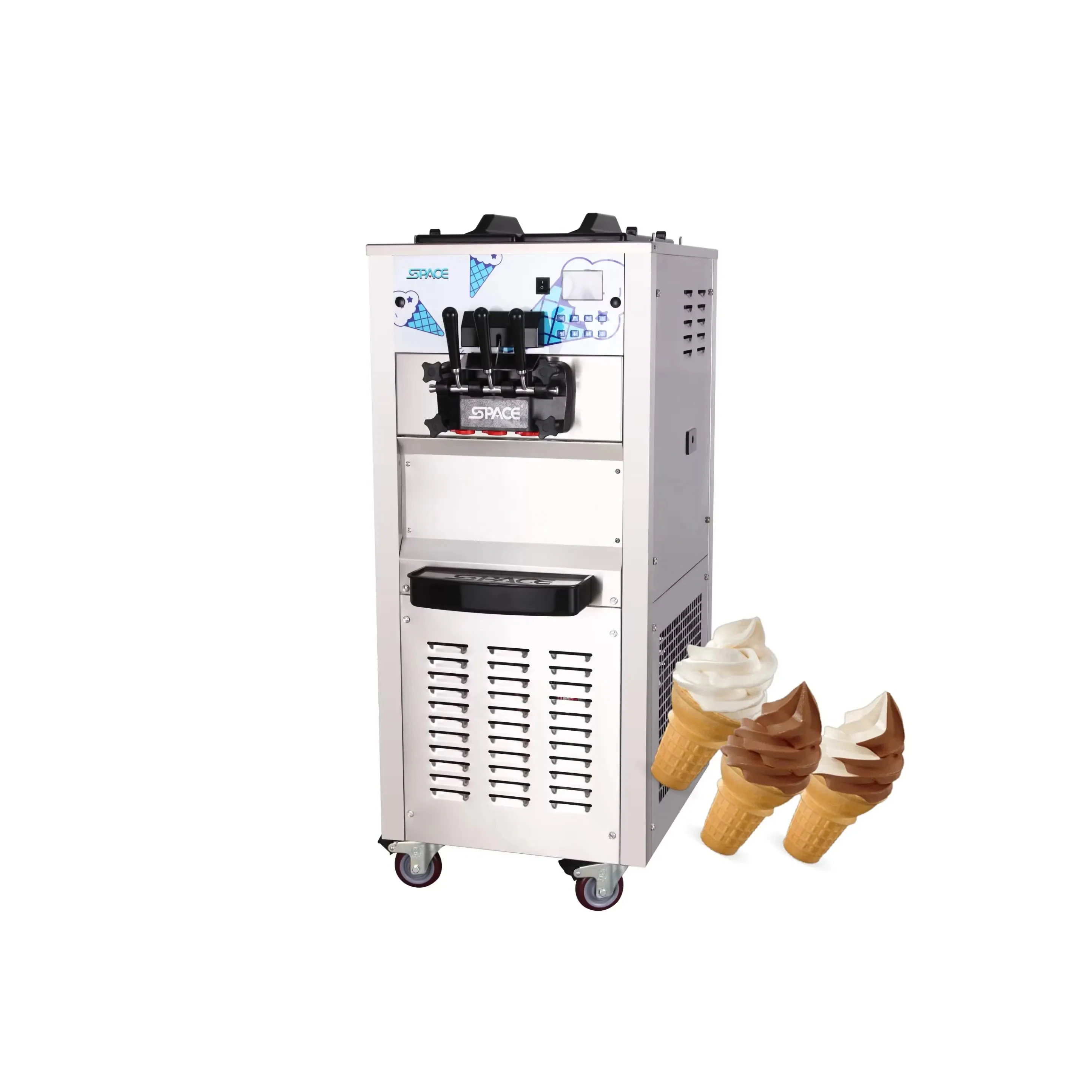 Ice Cream Machine Efficient Powerful Machine Trusted For Gelato Sorbet Frozen Yogurt And Cafe Dessert Use