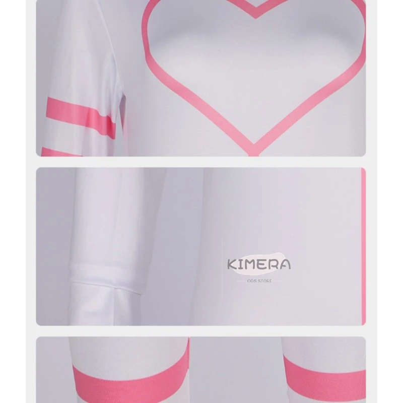 Hazbin Angel Dust Outfit Cosplay Hotel Costume Pink Wig Onsie Sexy Dance Set Clothes Anime Cosplay Angel Halloween Party Uniform
