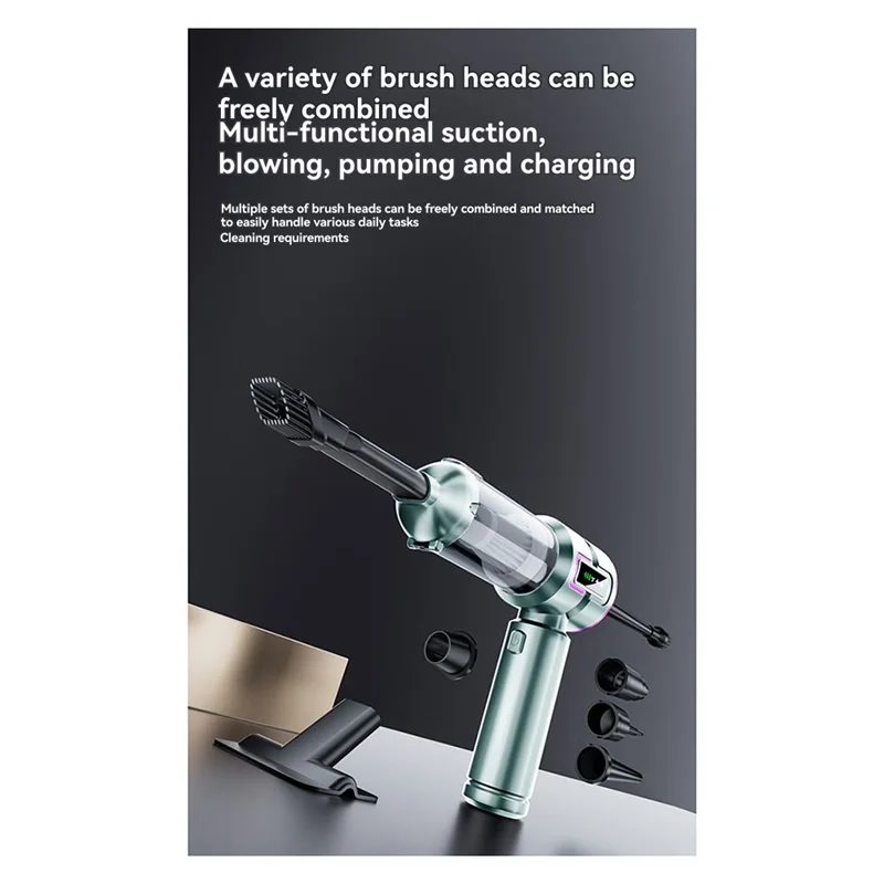 

Cordless Mini For Car Vacuum Cleaner Strong Scution Suction Power Wireless Handheld Portable Cleaner For Car