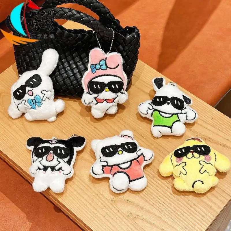 

Кукла Miniso, подвесная цепочка, корейская кавайная кукла Pochacco для девочек, кулон, студенческий рюкзак, мультяшный кулон, детская игрушка, подарок для девочки