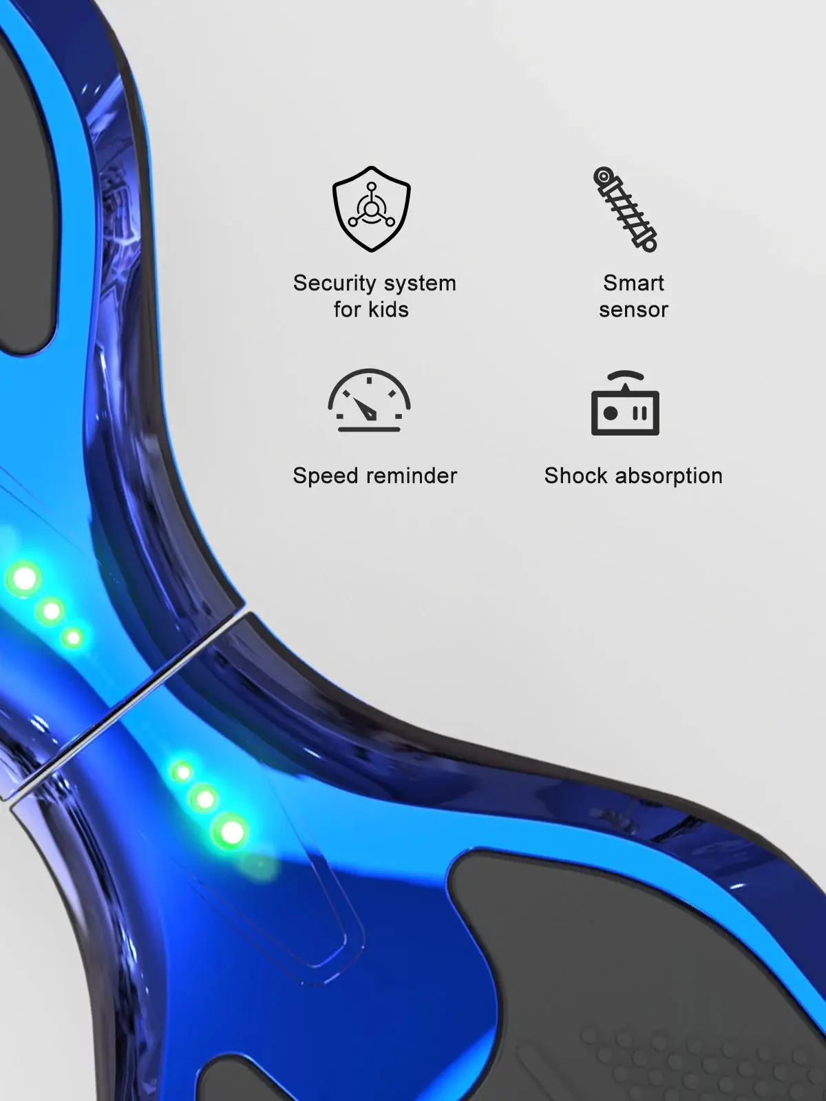 AliExpress evercross plus Hoverboard with Seat EVERCROSS PLUS XP9 - 6.5", Bluetooth, LED Lights, 4Ah Battery, Max Speed 15 km/h, Hoverkart for Kids