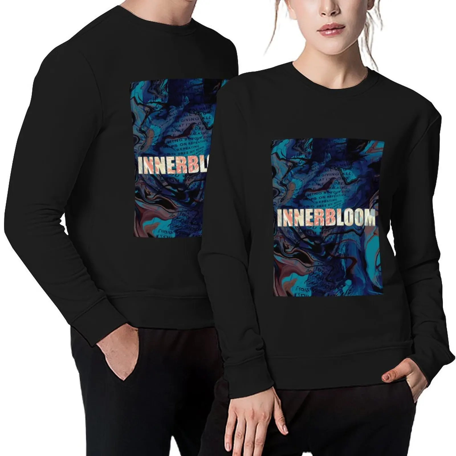 

Innerbloom- Rufus du sol Pullover men's winter sweater autumn new products men's clothing mens clothes sweatshirts for men