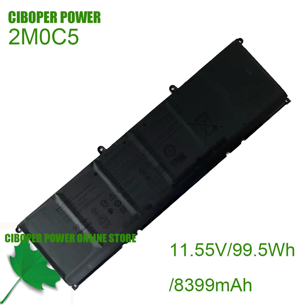CP Laptop Battery KV690 2M0C5 JXM4G F5HR2 9FTVV WPYCV 11.55V/8399mAh/99.5Wh For Precision 5680 5690 Series Notebook