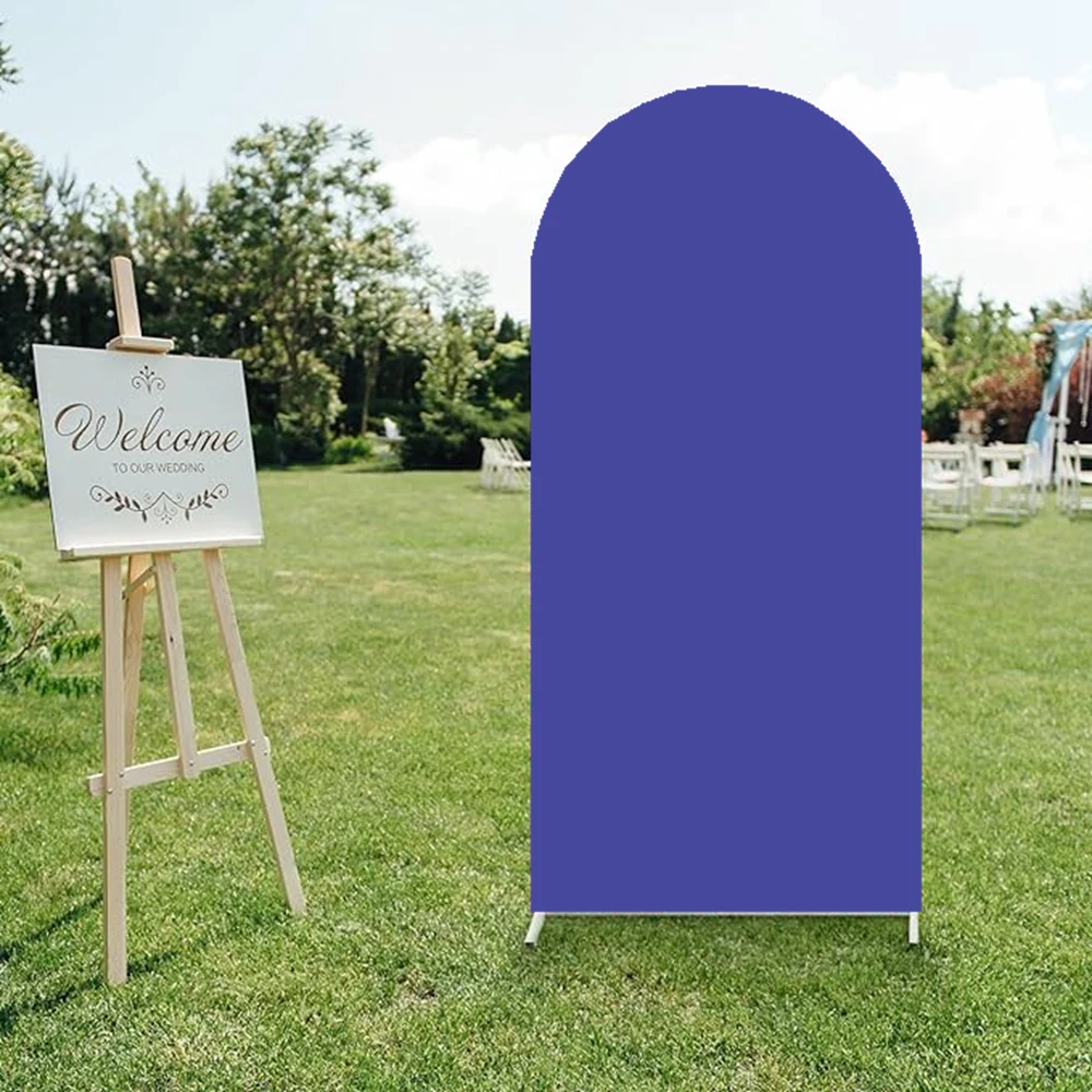 MOCSICKA 줄무늬 아치 배경 스탠드 커버, 유령 할로윈 파티 장식, 어린이 베이비 샤워 파티 장식, 아치 커버