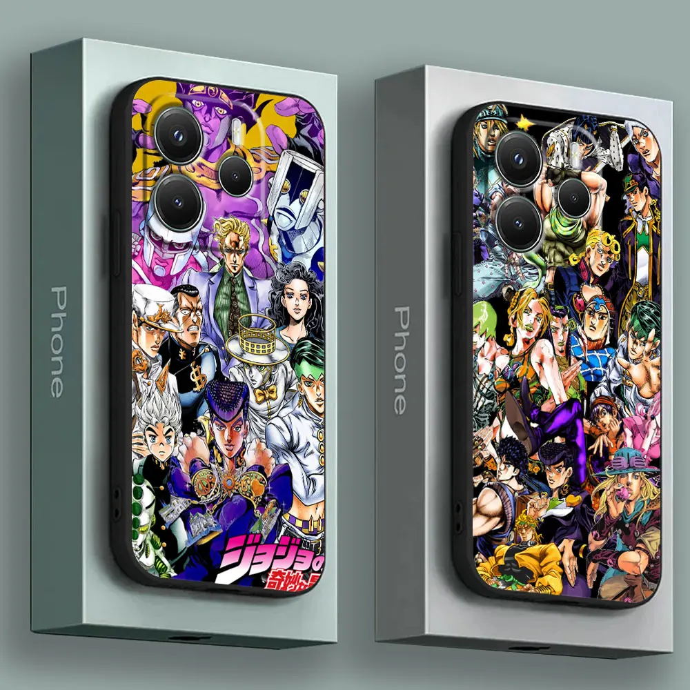 

JoJos Bizarre Adventure Anime Phone Case for Xiaomi Redmi 14C 12C 10C 13C Redmi Note 14 13 12 11 10 Pro Plus 5G 12S 11S 9S Cover