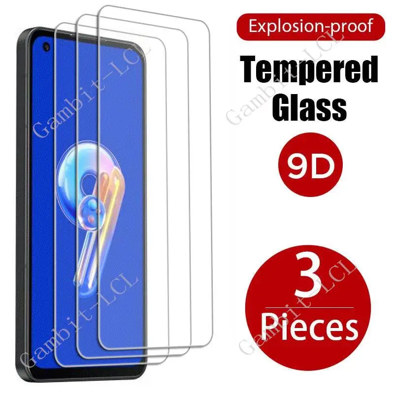 3PCS Tempered Glass For ASUS Zenfone 10 9 8 10Z ASUSZenfone10 Z Zenfone10 Zenfone9 Zenfone8 AI2302 Screen Protector Cover Film