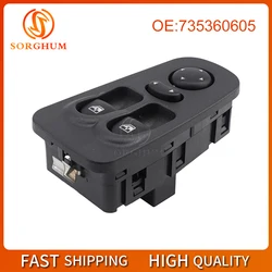 SORGHUM 735360605 Power Lifter Fenster Schalter Push Button Für Alfa Romeo Für Fiat Lancia Ypsilon 1,2 JTD 1,4 2003-2011 735346367
