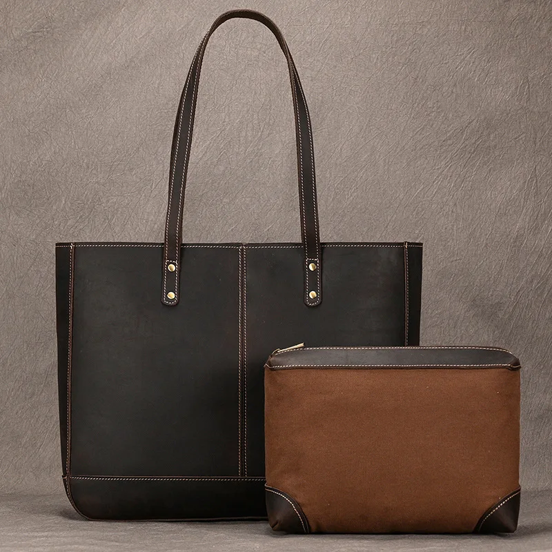 

Women's Handbag Shoulder Bags Commuting Leisure Side Travel Shoulder Bags Simple Leather Bag Una Bolsa De Hombro MHDJB