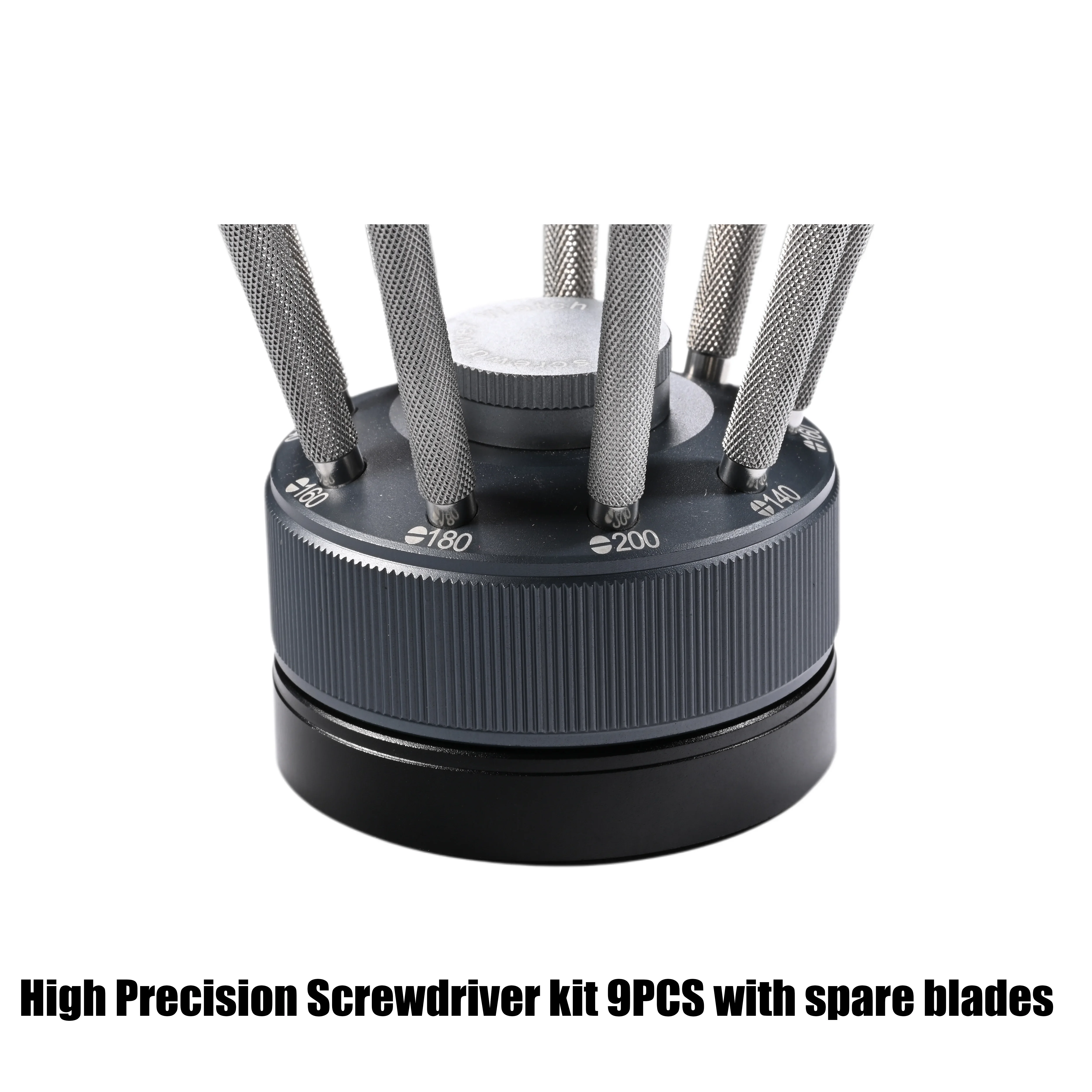 Set di cacciaviti di precisione in acciaio inossidabile 9 pezzi per strumenti per orologiai guarda gli strumenti di riparazione di Glassas