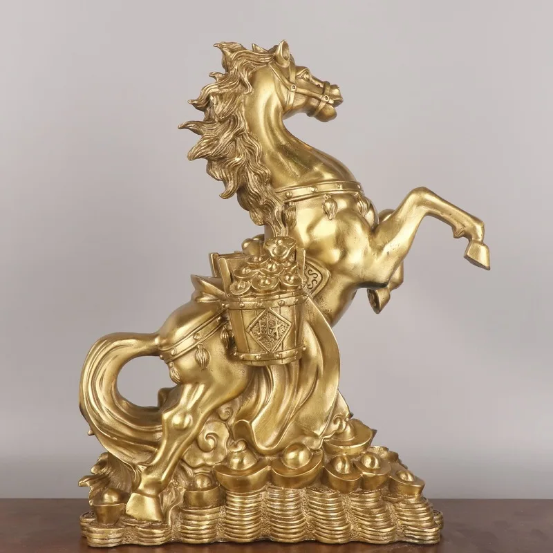 Home Decor Figurine - , Bronze Attracting Wealth, with 