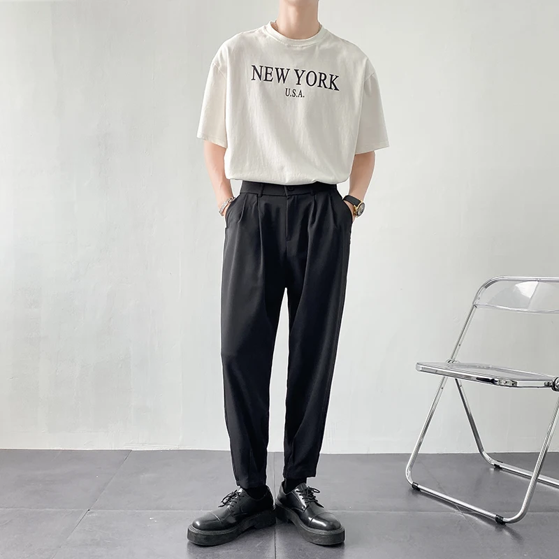 

Men's Haren Pants Spring And Autumn New Korean Fashion Youth Popular Casual Large Size Pants