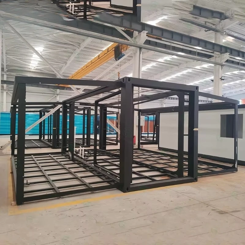 Camere da ufficio pieghevoli Piccolo contenitore per la casa Pronto per case dal vivo da 20 piedi Casette mobili con tetto