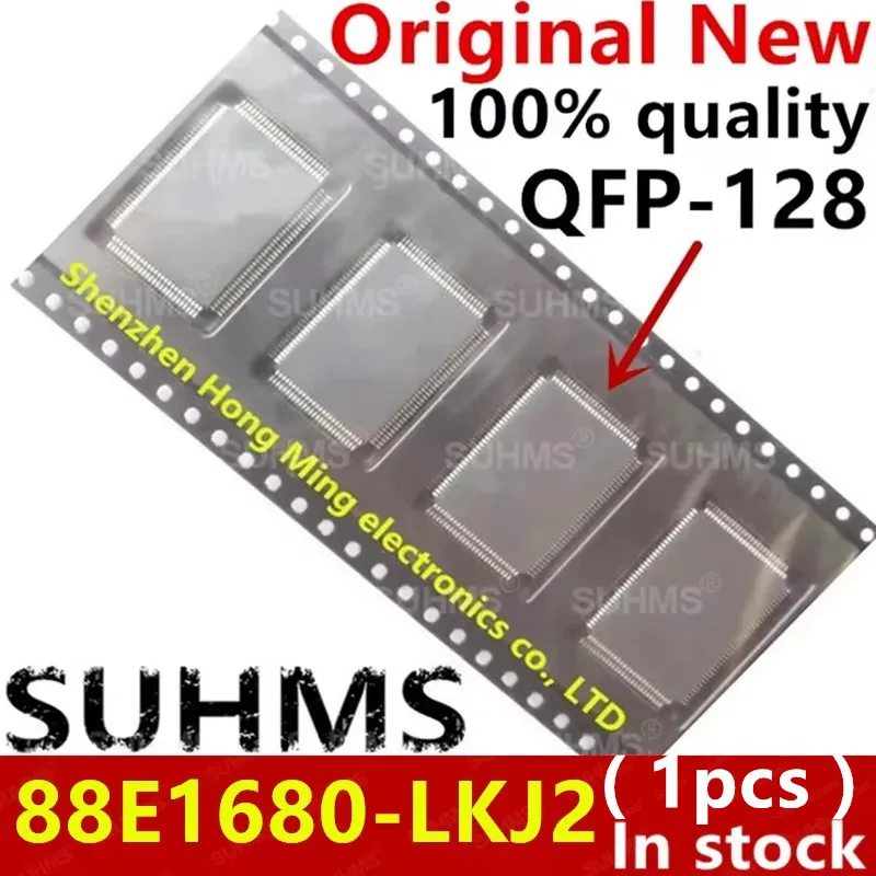 (1piece) 100% New 88E1680-LKJ2 88E1680 LKJ2 QFP-128 Chipset
