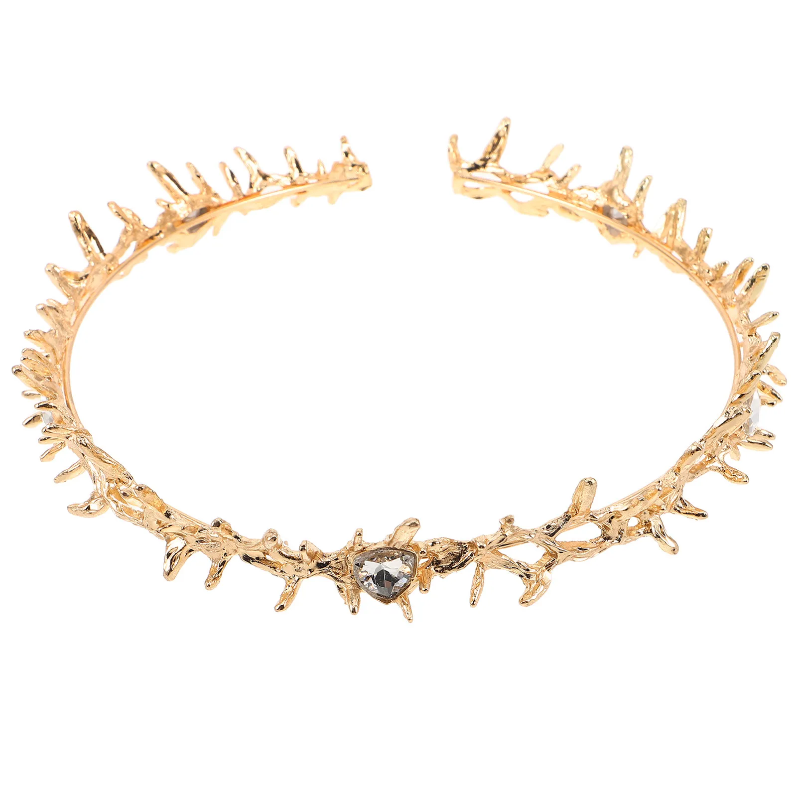 

Crown of Halloween Headband Gothic Thorn Crown Tiara for Cosplay Party Costume Accessories Queen King Birthday Prom