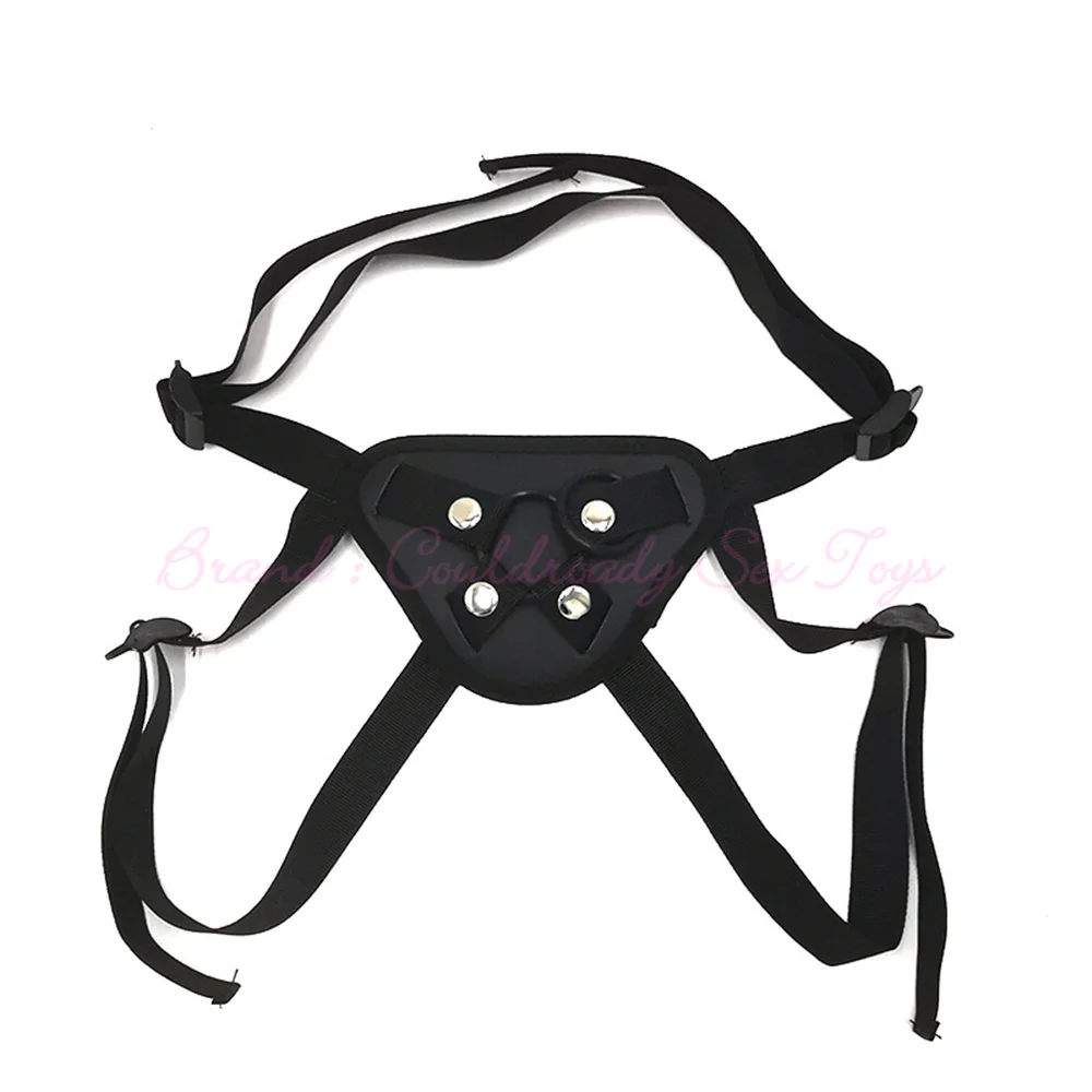 Strap On Big Dildo Harness Adjustable BDSM Bondage Pants Lesbian Strap-ons Bottom Female Anal Dildo Sex Toy For Gay Penis