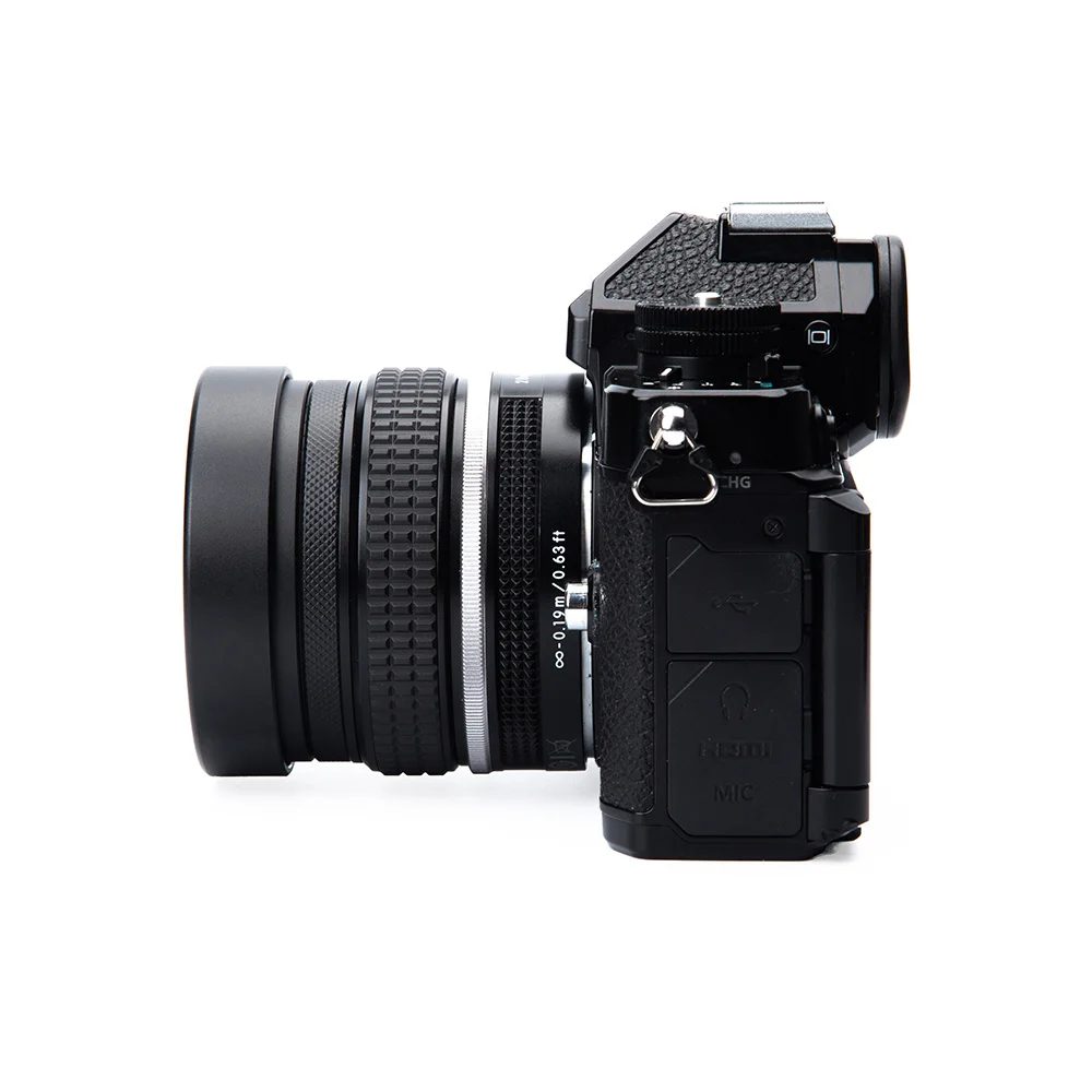 Z40f2 Lens Hood 28f2.8 Lens Shade for Nikon Nikkor Z 28 F2.8SE/Z 28F2.8 Z 40F2SE/Z 40F2 Metal Lens Hood with Cap LH-N52 Replaces